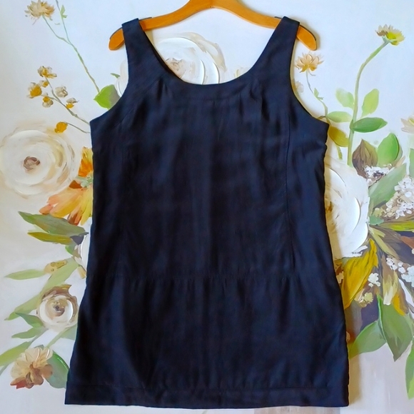 SAKS FIFTH Avenue WL Silk Loose Tank With Pockets - Picture 5 of 8
